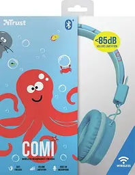 Навушники Trust Comi Kids Over-Ear Blue (23128) - мініатюра 7