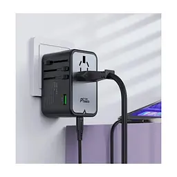 Зарядний пристрій Acefast 5xUSB 75W (3xUSB-C + 2xUSB-A) Gan Z1 Fast Charger (6974316282495) - мініатюра 9