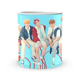 Кружка GeekLand Bangtan Boys BTS Яскраво-блакитний фон Турніки CP 04.473.948 - мініатюра 2
