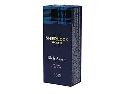Чай пакетований чорний Sherlock Secrets Rich Assam 50 (2 г) 25 пакетиків