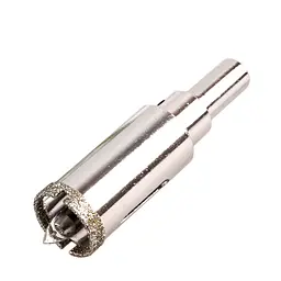 Свердло корончате Alloid Building Tools алмазне по склу та кераміці 20 мм з центрувальним свердлом (GS-70020)