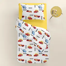 Дитяча постільна білизна в ліжечко CARS CS6, червоний (TachkyMcQueen/Sally_Summer99_140) - мініатюра 2