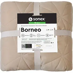 Декоративне покривало  Sonex Borneo 220х240 см коричневе з бежевим (SO102400) - мініатюра 10