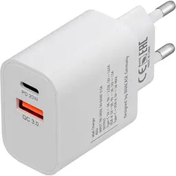 Зарядний пристрій Rivacase PS4102 WD5, PD 20W+QC3.0, білий (PS4102 WD5 (White)) - мініатюра 4