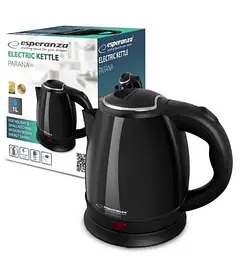 Електрочайник Esperanza EKK128K Kettle Paran 1 л чорний - мініатюра 2