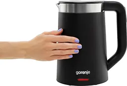 Електрочайник Gorenje 1.7 л Strix контроль LED дисплей чорний kuh0015396 - мініатюра 7