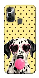 TPU чохол Demsky Pinky dolmatin для TECNO Spark 7