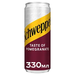 Напій Schweppes Pomegranate безалкогольний 330 мл (778463) - мініатюра 2