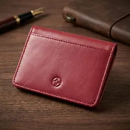 Кредитниця Tony Perotti натуральна шкіра Cortina 5046 rosso (90300) Червона - мініатюра 5