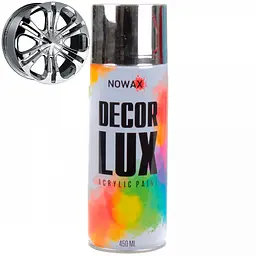 Акрилова фарба Nowax Bright Chrome Спрей 450 мл Хром (bright chrome) NX48041
