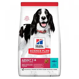 Сухий корм для дорослих собак середніх порід з тунцем та рисом Hills SP Canine Adult Advanced Fitness 12 кг 604280