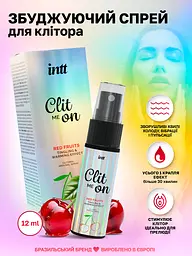 Возбуждающий спрей для клитора Intt Clit Me On, 12 мл (вишня) - миниатюра 4