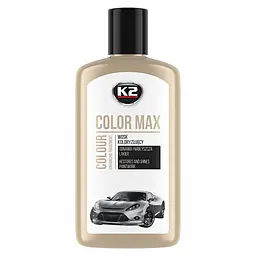 Поліроль восковий для кузова K2 Color Max білий 250 мл (K020WHITE)