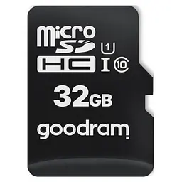Картка пам'ятi GOODRAM microSDHC 32GB Class 10 UHS I + ad M1A0-0320R12