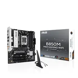 Материнcька плата B850M MAX GAMING WIFI sAM5 B850 4xDDR5 M.2 HDMI DP Wi-Fi BT mATX Asus teh0019081 - мініатюра 7