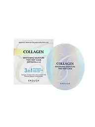 Компактна пудра для обличчя Enough Collagen 3 in 1 Whitening Moisture Two Way Cake відтінок 21, 13 г - мініатюра 3