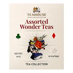 Чай асорті Teahouse Assorted Wonder Teas Аліса у пірамідках 40 г (16 шт. х 2.5 г) - мініатюра 2