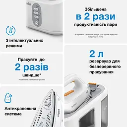 Прасувальна система Braun CareStyle 3 IS 3132 WH біла - мініатюра 9