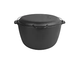 Казан чавунний азійський Brizoll з кришкою-сковородою 10 л (KT10-2) - мініатюра 6