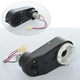 Редуктор у зборі з мотором для мотоцикла M 3688 / M 3913 6V RPM14000 довжина 17см (M 3688-GEAR BOX)
