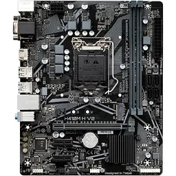 Материнська плата Gigabyte H410M H V2(1200/H470, 2xDDR4, 1xPCIex16, VGA, HDMI, 4xSATAIII, GLan, 7.1ch, mATX)