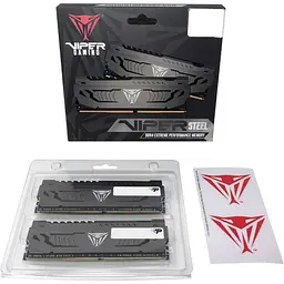 Модуль пам'яті Patriot DDR4 32GB (2x16)Patriot Viper Steel 3600MHz (PVS432G360C8K) Б/в - мініатюра 3