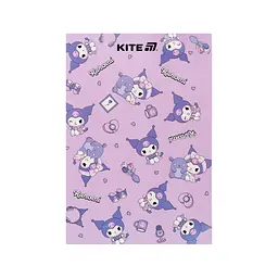 Блокнот Kite Kuromi A5, 50 аркушів, клітинка (HK25-194-1)