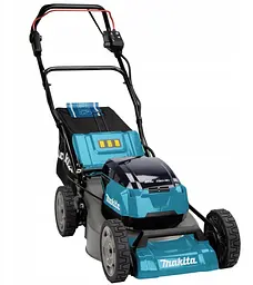 Газонокосарка акумуляторна самохідна Makita DLM462Z (46 см, 20-75 мм, 60 л, BL, LXT, без акумуляторів та зарядного пристрою) - мініатюра 2