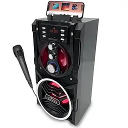 Акустична система 1.0 Media-Tech 18W, Bluetooth/FM/AUX/SD/USB/КАРАОКЕ чорна - мініатюра 4