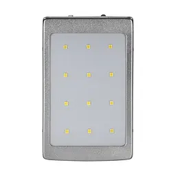 Повербанк з сонячною панеллю 10000mAh Power Bank Kraft KPB-1012SL Silver LED-ліхтар (43-00069) - мініатюра 3