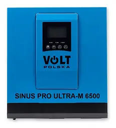 Сонячний інвертор перетворювач Voltpolska SINUS PRO ULTRA 6000 24/230 В (3/6 кВт) + 60A MPPT (145 В)