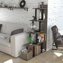 Стелаж-перегородка L-160 Loft Design (Дуб Палена)