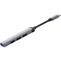 Концентратор ColorWay USB-C 4-в-1 USB2.0х3/USB3.0 (CW-HUB04) - мініатюра 4