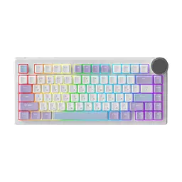 Клавіатура Ajazz AK820 V2 Coconut Flake Switch Wireless/Bluetooth/USB UA Purple/White/Blue (AK820-V2-CF-PWB)