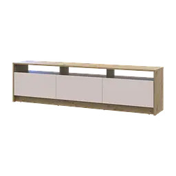 Тумба ТВ Doros U3 Дуб Артізан/Кашемір ДСП 180х33х43 (41516203)