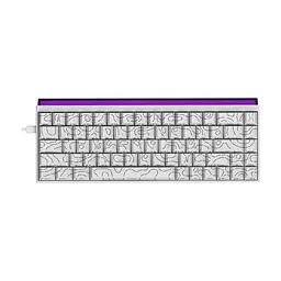 Клавіатура Ajazz NK68 Red Switch USB UA White (NK68-R-S-W) - мініатюра 3