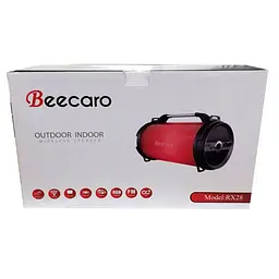 Колонка бездротова Beecaro RX28 18 Ватів RGB підсвітка ФМ-радіо - мініатюра 9