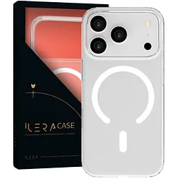 Чохол iLera GhostCase Camera Button with MagSafe для Apple iPhone 17 Pro Transparent (iLGCAClCaBk17Pr) [150399] - мініатюра 2