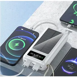 Повербанк Powerbank ACL PW61 30000mAh Solar Type-C/Lighting/Micro-USB White - мініатюра 3