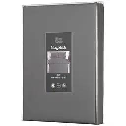 Підковдра Ardesto Mix & Match Premium сатин 160х220 см сіра (ART1622DVY) - мініатюра 7