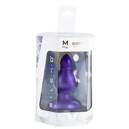 Анальна пробка Silexd Queen Plug, 9.6 см (фіолетовий) - мініатюра 5