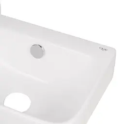 Умивальник Qtap Tern 450x250x158 White QT1711H02RW, Білий - мініатюра 5