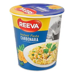 Макарони швидкого приготування Reeva зі смаком Карбонара, 70 г (930316) - мініатюра 4