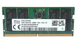 Модуль пам'яті Hynix DDR5 16GB SODIMM 4800 (HMCG78AEBSA095N AA) Б/в