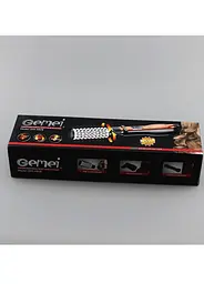 Фен-щітка стайлер для волосся Gemei GM-4828 мультистайлер 3в1 з насадкою, що обертається, для укладки та об'єму - мініатюра 3