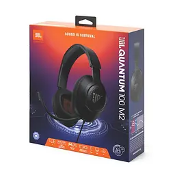 Навушники з мікрофоном JBL Quantum 100M2 JBLQTUM100M2BLK Black - мініатюра 9