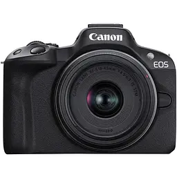 Бездзеркальний фотоапарат Canon EOS R50 Kit RF-S 18-45mm f4.5-6.3 IS STM+RF-S 55-210mm Black (5811C034) UA [87316]