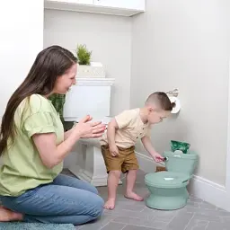 Горщик Ingenuity My Size Potty Pro унітаз дитячий зелений (11124.04) - мініатюра 5