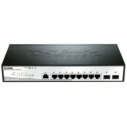 Комутатор DGS-1210-10/ME 8xGE, 2xSFP D-Link teh0018096