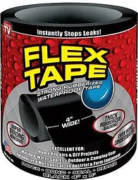 Водонепроникна ізоляційна стрічка Flex Tape чорний